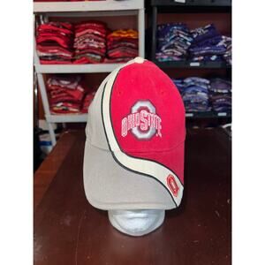Ohio State College Hat Buckeyes University Red Gray Cap NCAA